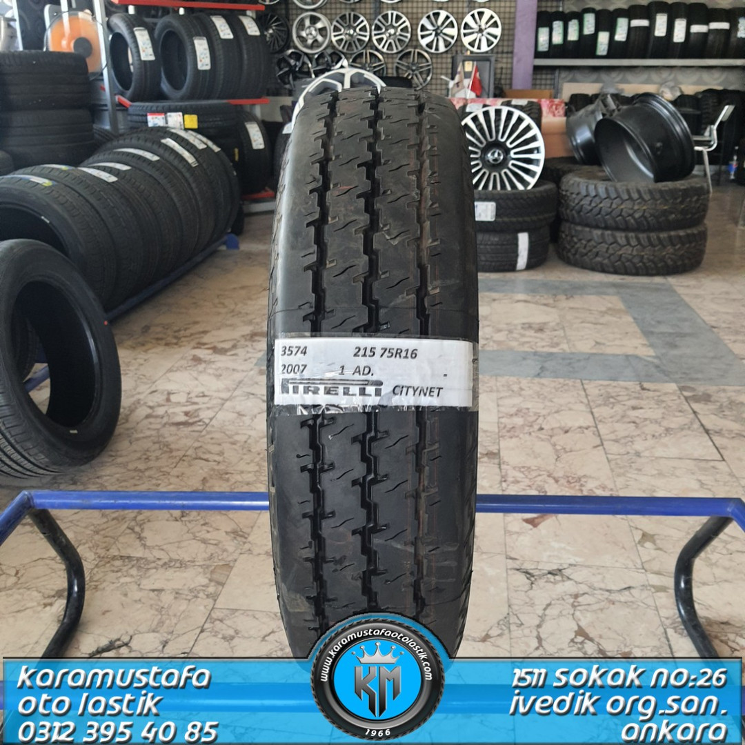 215 75 R 16 PIRELLI CTNETY 113R 2007 FT- 215 75 R 16 PIRELLI CTNETY 113R 2007 FT-