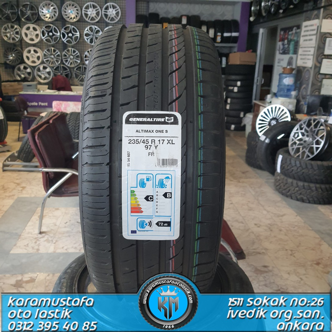 235 45 R 17 GENERAL ALTIMAX ONE S 97Y XL * 2021 * CONTİNENTAL ÜRETİM 235 45 R 17 GENERAL ALTIMAX ONE S 97Y XL * 2021 * CONTİNENTAL ÜRETİM